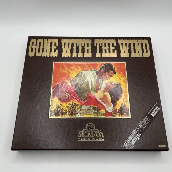 Gone With The Wind VHS Collector’s Edition Box Set MGM/UA 2 Tape Deluxe W/ Book - Picture 2 of 6